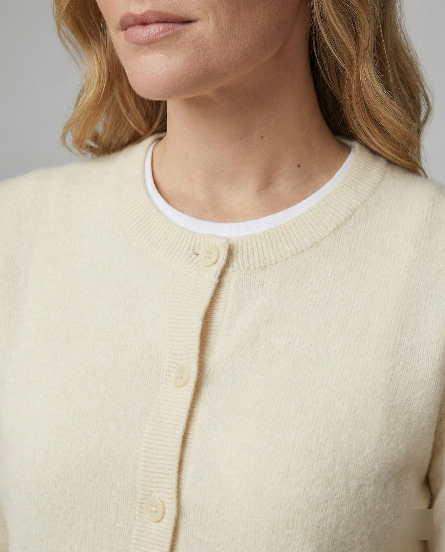 Damenschal Cardigan Leicht Feinstrick Modern