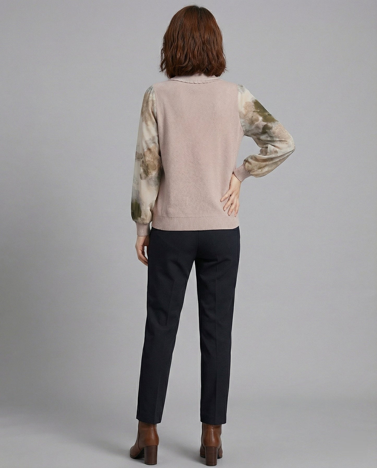 Damenschal Strickpullover Leicht Mit Schleifenkragen