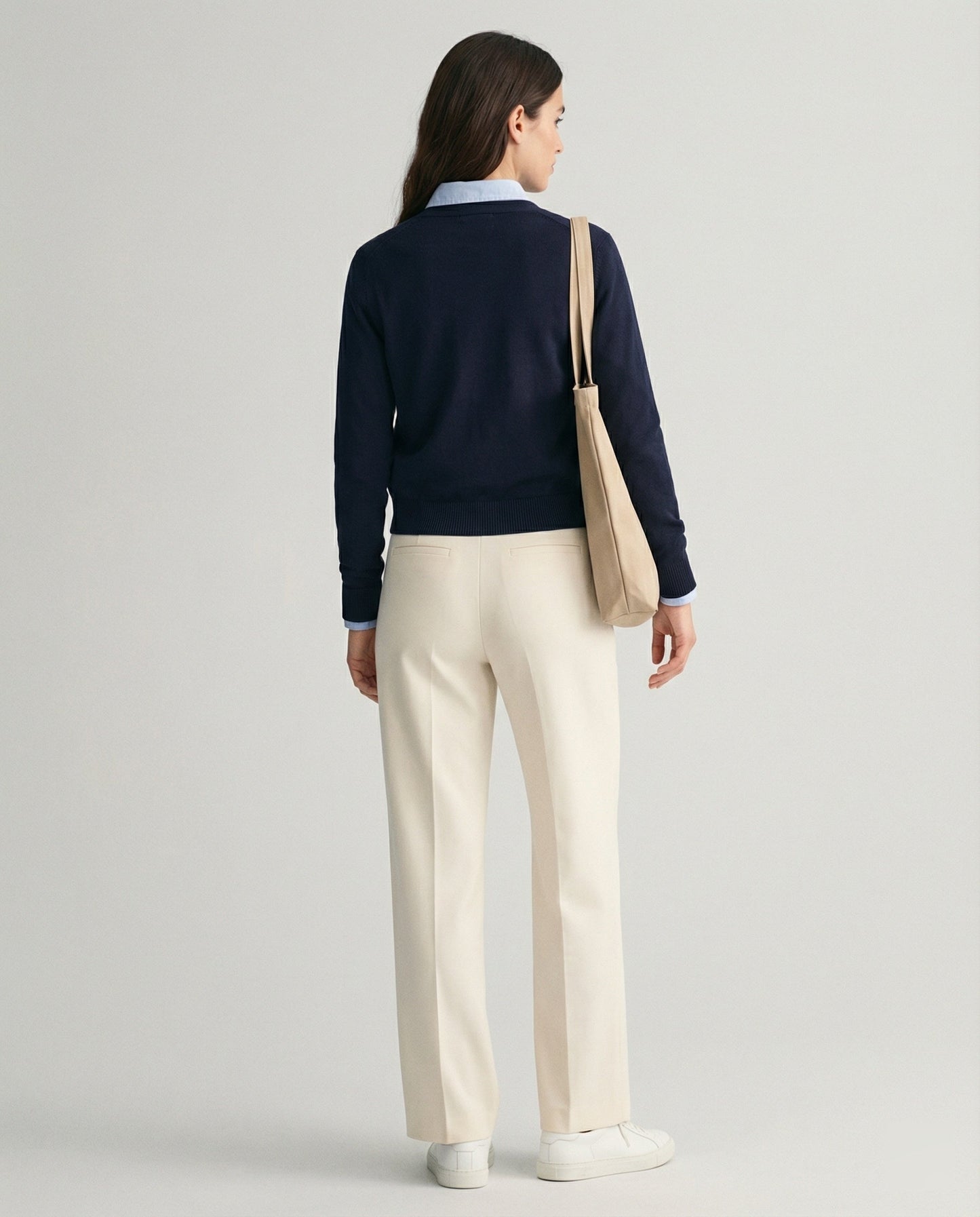 Elegante Damen-Hose Hochwertig Twill Seide