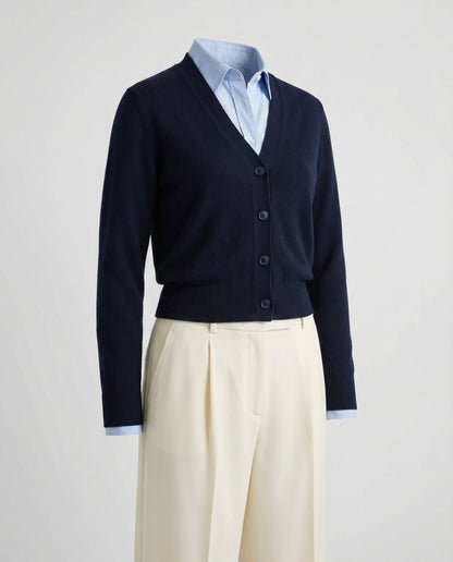 Elegante Damen-Hose Hochwertig Twill Seide