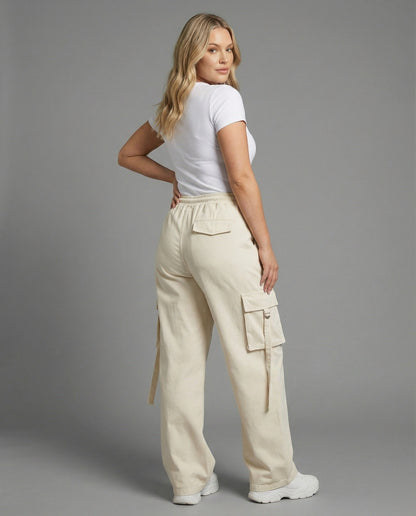 Bequeme Cargohose Elastisch Vieltaschig Verstellbar