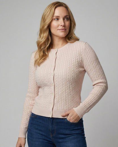 Seidencami Damen V-Ausschnitt Feinstrick
