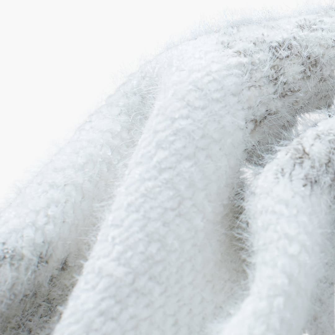 Damen pullover mit Rollkragen und gestreifter Oberfläche 2