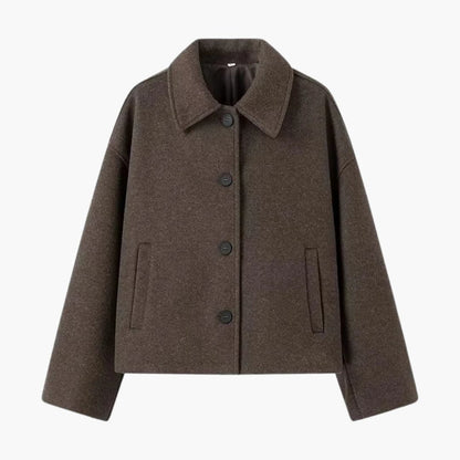 Damenjacke mit Oversized-Passform und Knopfverschluss 0