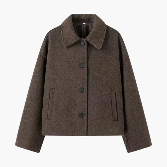 Damenjacke mit Oversized-Passform und Knopfverschluss 0