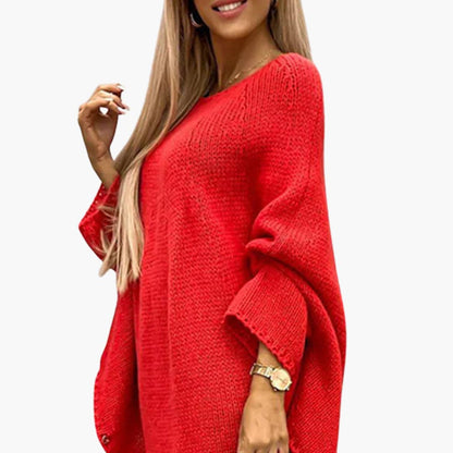 Damenpullover mit Rollkragen und geripptem Saum 3