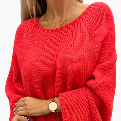 Damenpullover mit Rollkragen und geripptem Saum 4