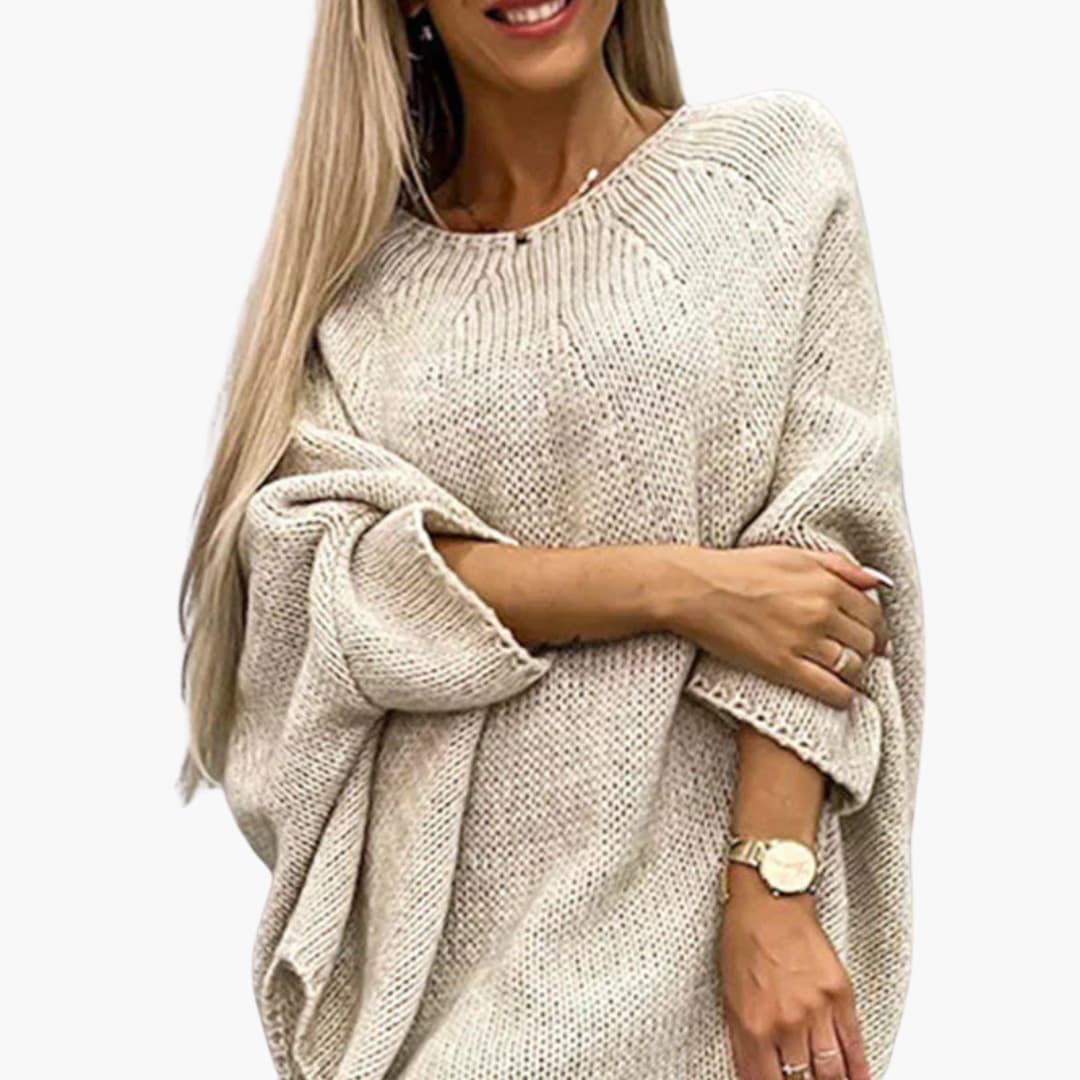 Damenpullover mit Rollkragen und geripptem Saum 5