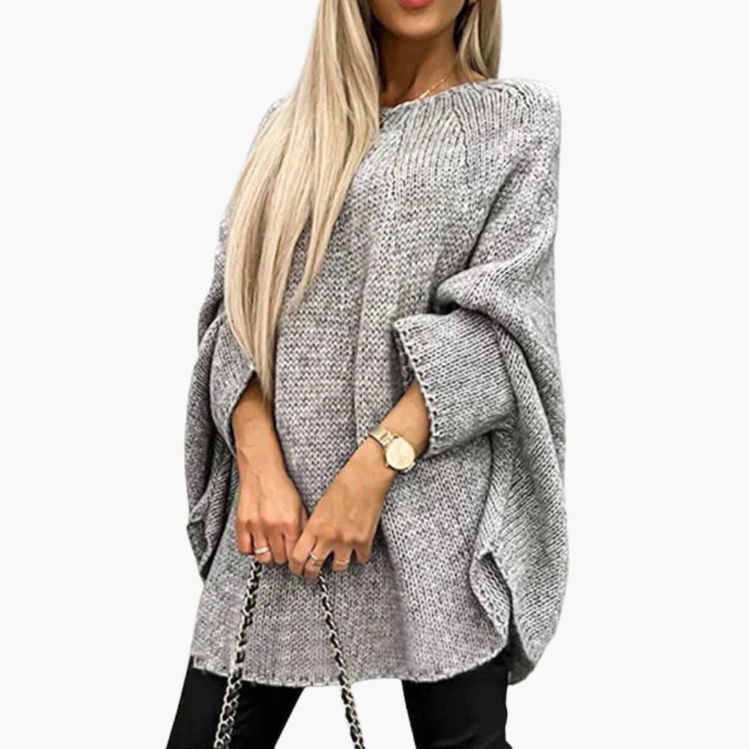 Damenpullover mit Rollkragen und geripptem Saum 6