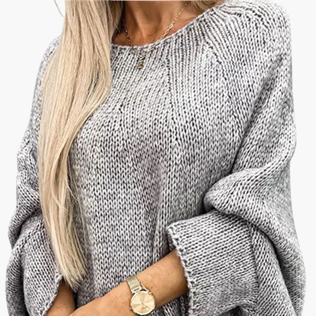 Damenpullover mit Rollkragen und geripptem Saum 7