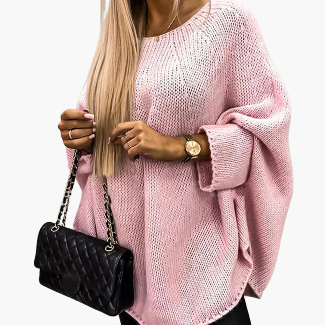 Damenpullover mit Rollkragen und geripptem Saum 9