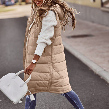 Langer Damen-Bodywarmer Warm Modern