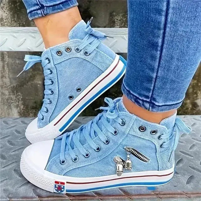 Gabriella | Trendige Schuhe im Denim-Look Zendoo.de