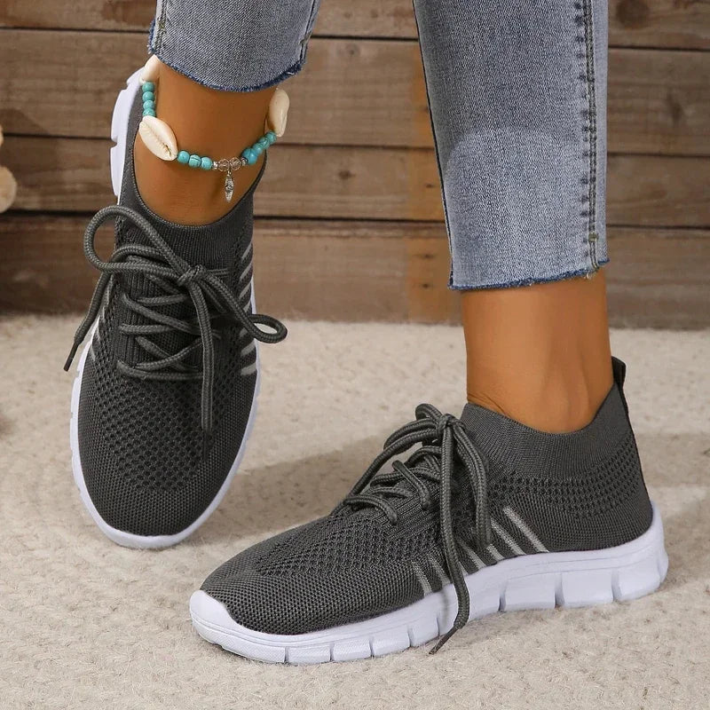 Damenschuhe Sneaker Atmungsaktiv Leicht