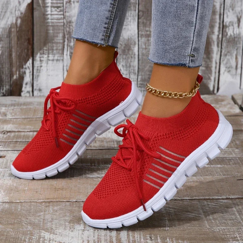 Damenschuhe Sneaker Atmungsaktiv Leicht - BerlinGlamour