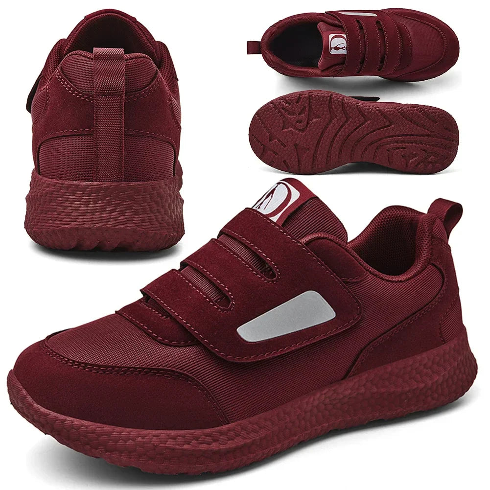 Damen Orthopädische Schuhe Bequem Klettverschluss Breite Passform