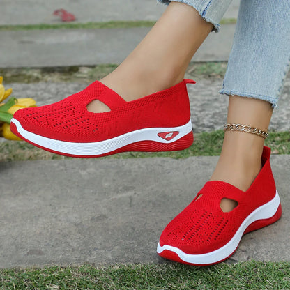 Damen Sneaker Leicht Atmungsaktiv Sport Freizeit Schuhe