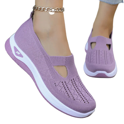 Damen Sneaker Leicht Atmungsaktiv Sport Freizeit Schuhe