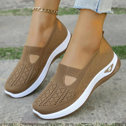 Damen Sneaker Leicht Atmungsaktiv Sport Freizeit Schuhe