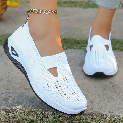 Damen Sneaker Leicht Atmungsaktiv Sport Freizeit Schuhe