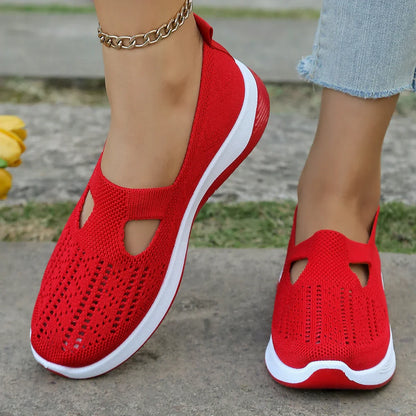 Damen Sneaker Leicht Atmungsaktiv Sport Freizeit Schuhe