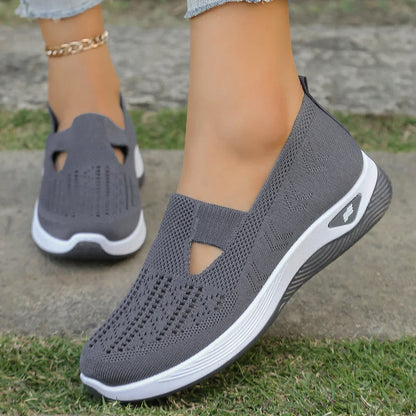 Damen Sneaker Leicht Atmungsaktiv Sport Freizeit Schuhe