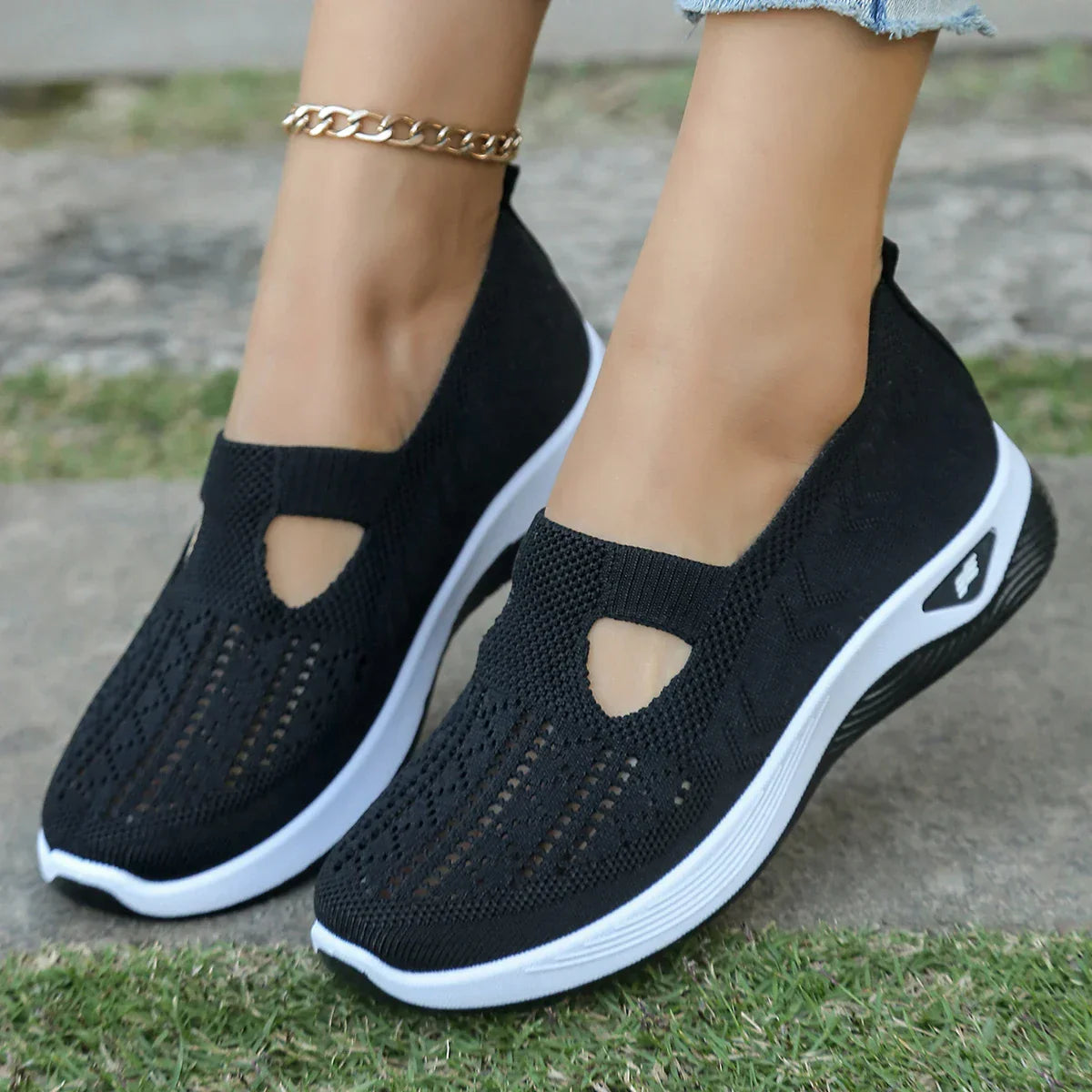 Damen Sneaker Leicht Atmungsaktiv Sport Freizeit Schuhe