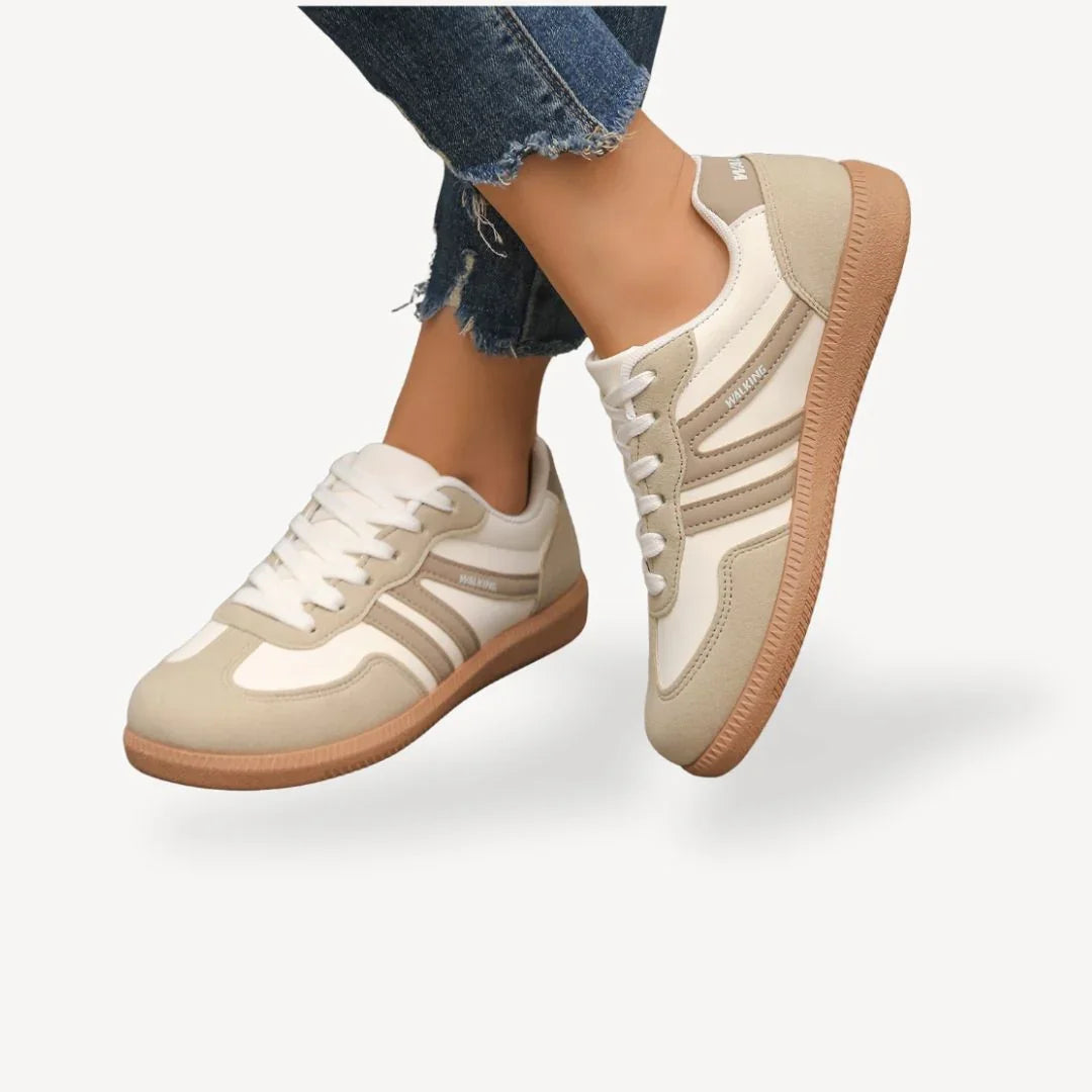 Damen Sneaker Modern mit Akzenten Sportlich Freizeit