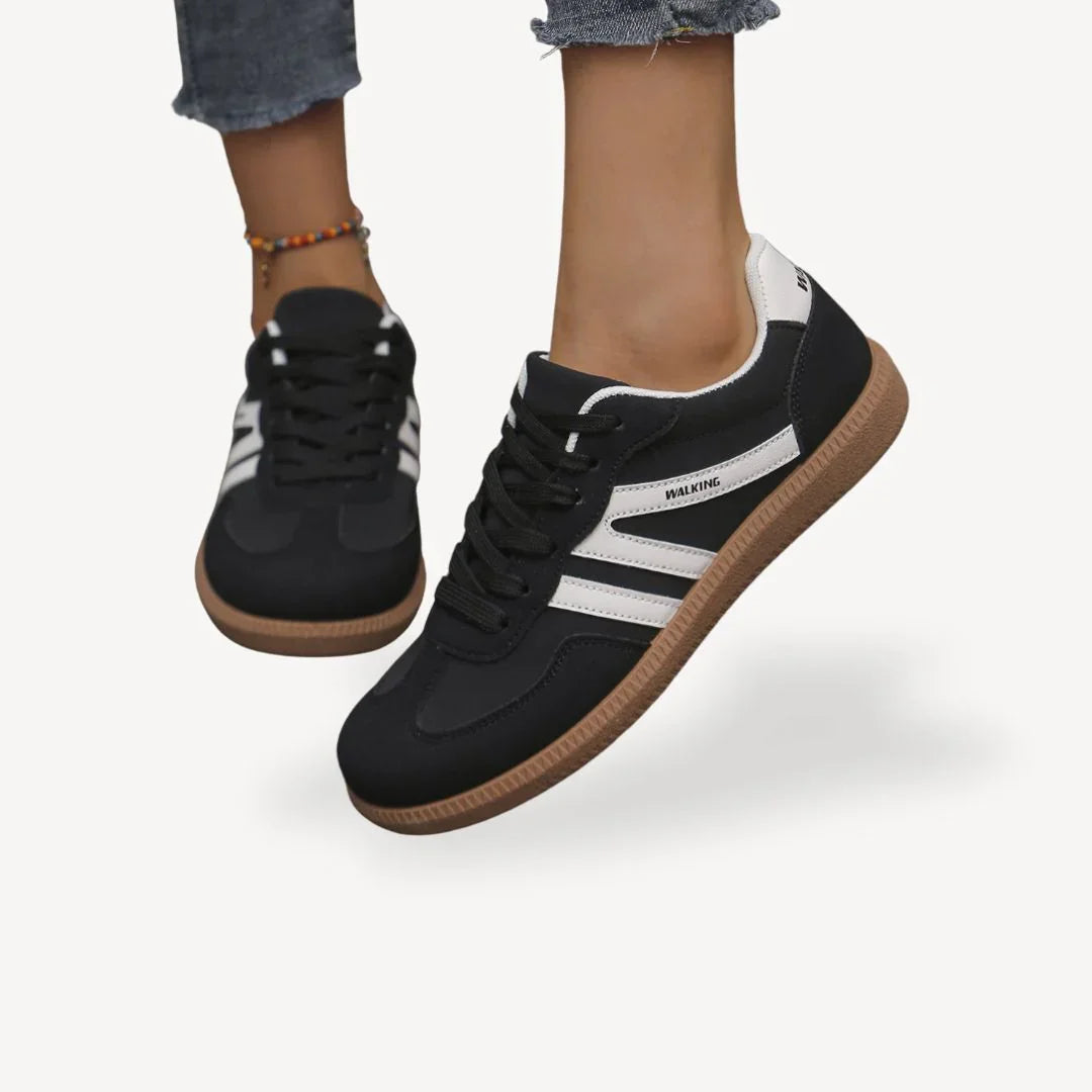 Damen Sneaker Modern mit Akzenten Sportlich Freizeit