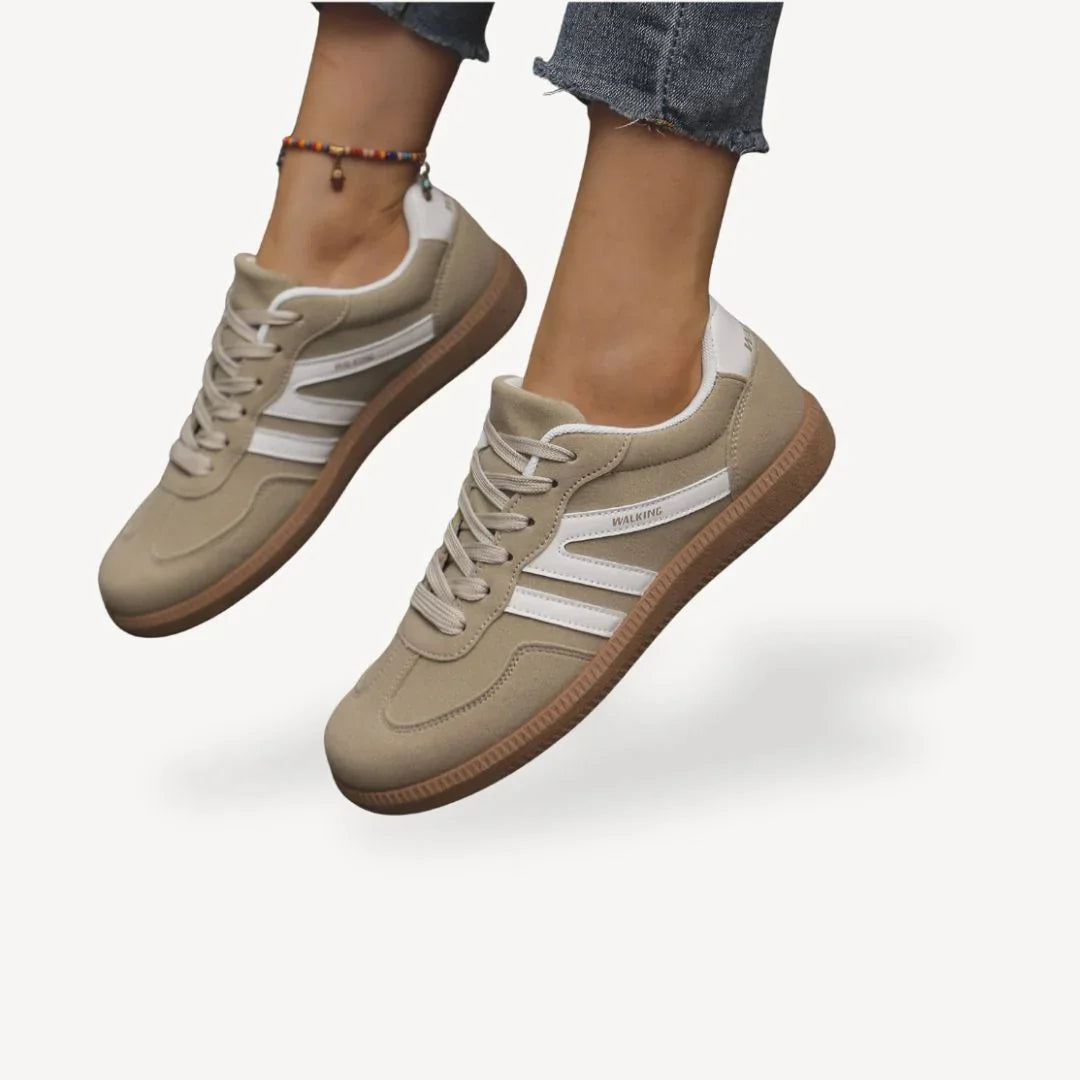 Damen Sneaker Modern mit Akzenten Sportlich Freizeit