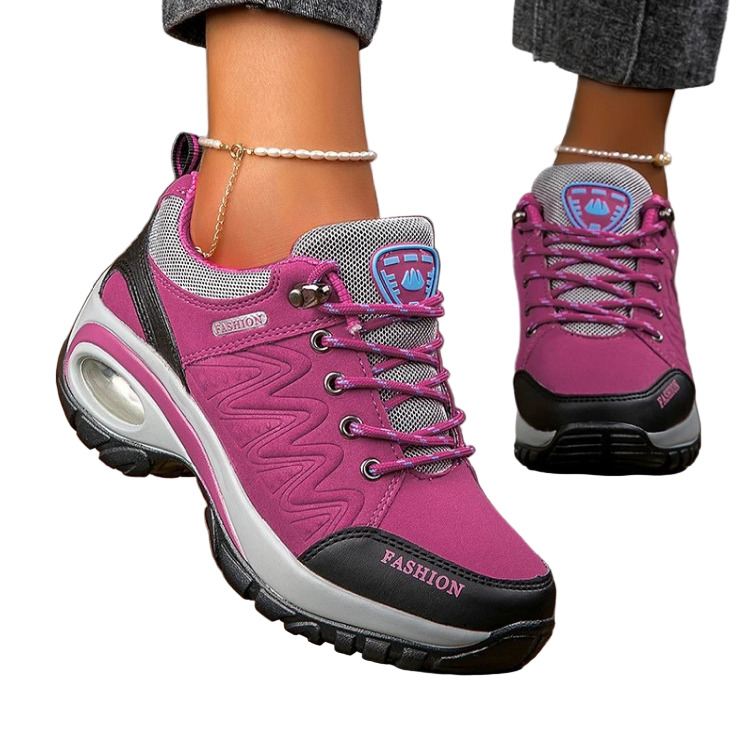 Wanderschuhe Damen Wasserdicht Bequem Leicht Farbenfroh - BerlinGlamour