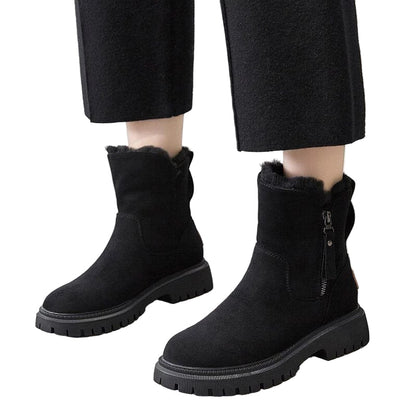 Damen Winterstiefel Warm gefüttert Schnee Stiefel Frauen