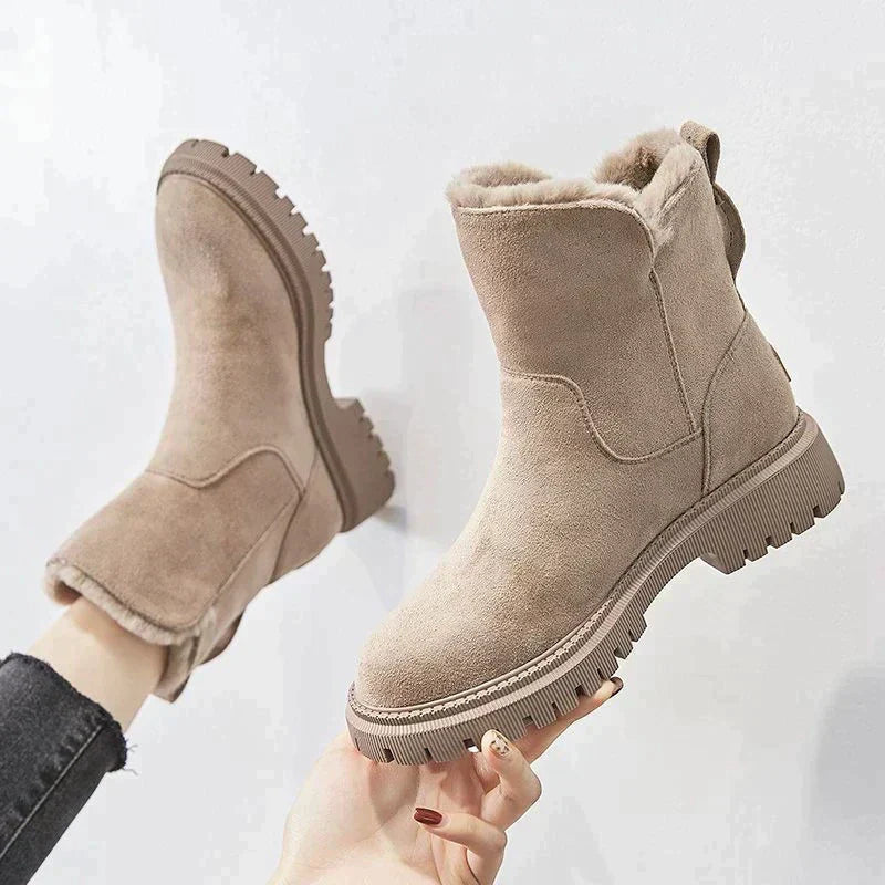 Damen Winterstiefel Warm gefüttert Schnee Stiefel Frauen - BerlinGlamour