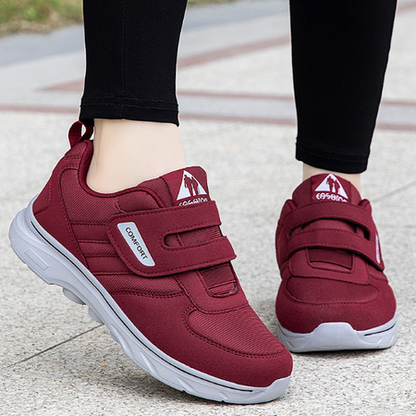 Laufschuhe atmungsaktiv Damen Herren Klettverschluss Sport