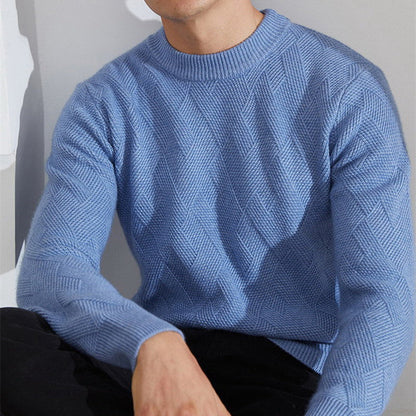 Herren Cashmere Pullover Weich Elegantes Design