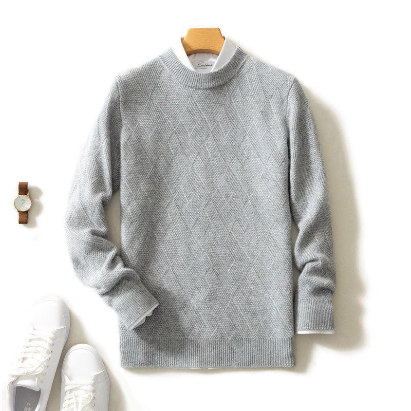 Herren Cashmere Pullover Weich Elegantes Design