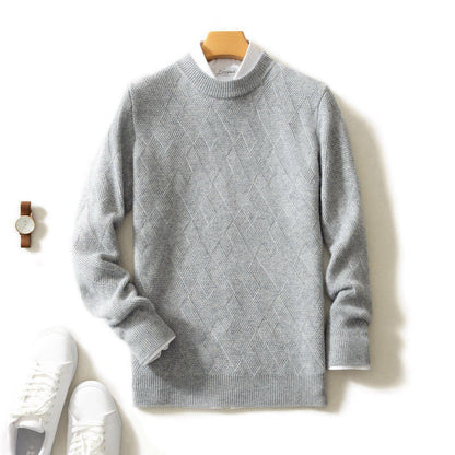 Herren Cashmere Pullover Weich Elegantes Design