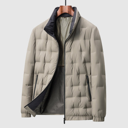 Herren Daunenjacke Warm Isoliert Wasserdicht