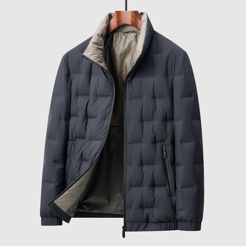 Herren Daunenjacke Warm Isoliert Wasserdicht