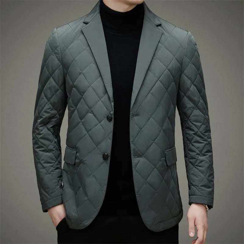 Herren Daunenjacke Warm Isoliert Klassisch - BerlinGlamour