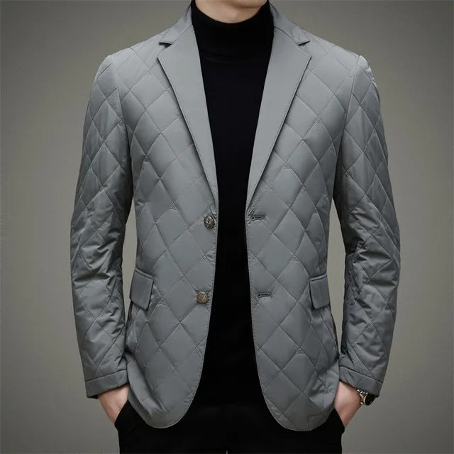 Herren Daunenjacke Warm Isoliert Klassisch