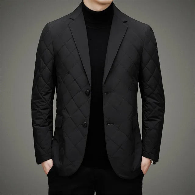 Herren Daunenjacke Warm Isoliert Klassisch