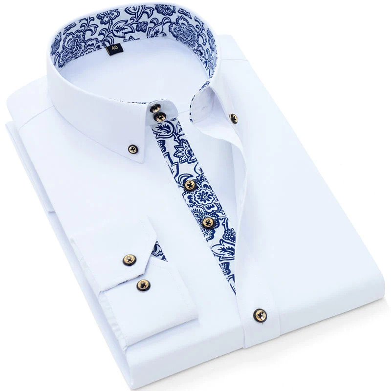 Feierliche Party-Bluse für Männer - BerlinGlamour