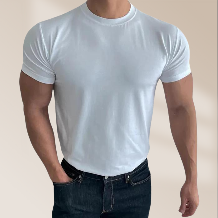 Das Perfekt sitzende T-Shirt für Männer-Weiß-XS-Chaps Herrenmode