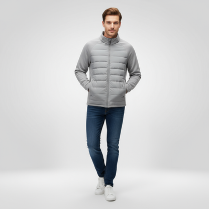 Herren Daunenjacke Leicht Winterjacke Reißverschluss Wasserabweisend - BerlinGlamour