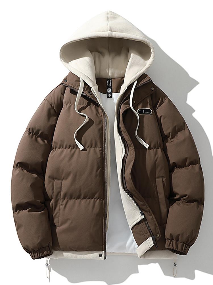 Warme Winterjacke Herren Daunenjacke Mit Kapuze - BerlinGlamour
