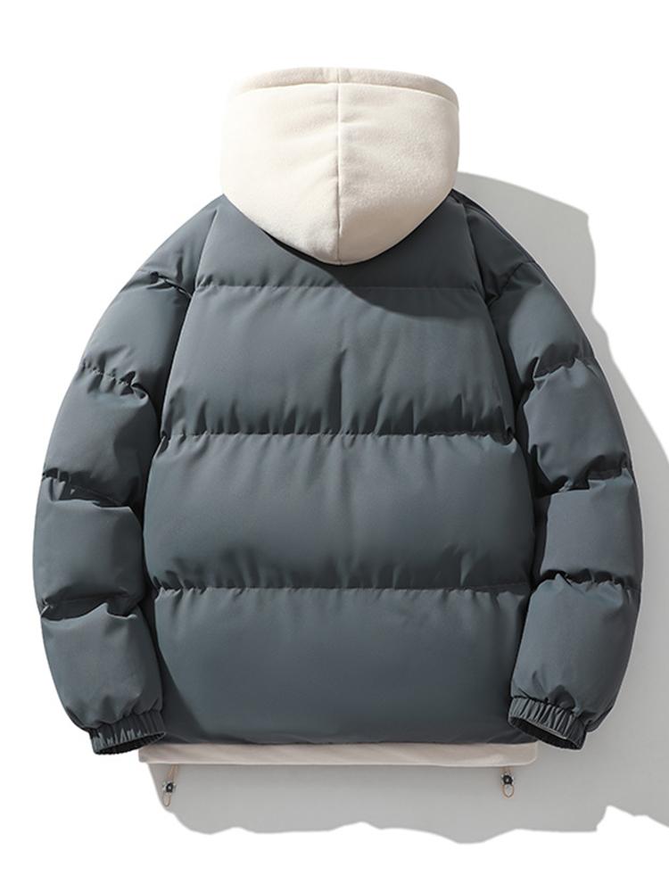 Daunenjacke – Warme Winterjacke mit Kapuze für Männer-Chaps Herrenmode