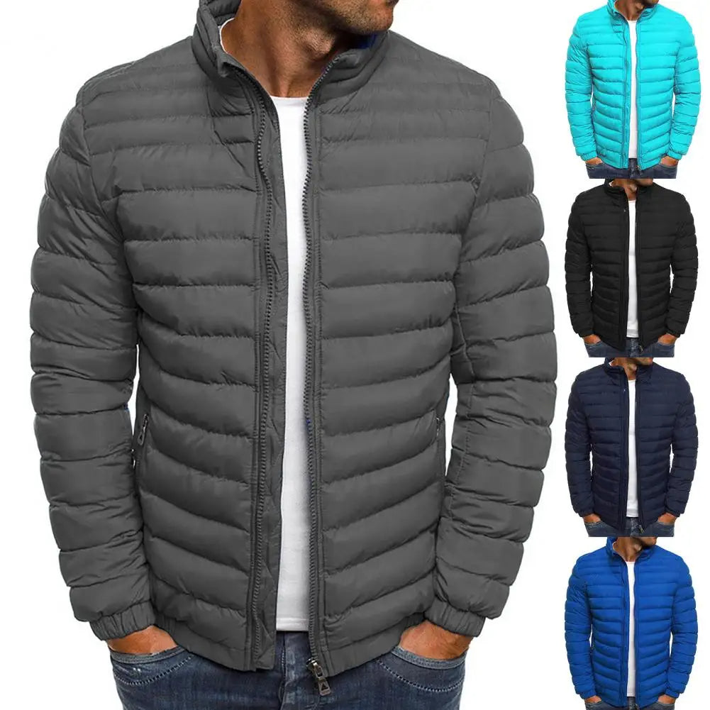 Herren Daunenjacke Leicht Reißverschluss Herbstjacke - BerlinGlamour