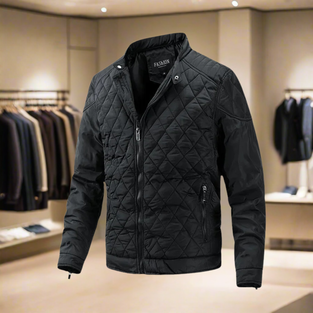 Herren Daunenjacke Leicht Wattiert Winterjacke Steppjacke - BerlinGlamour