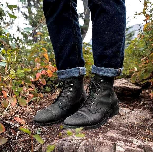 Herren Schnürstiefel Heidi Stil Braun